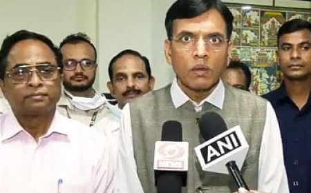 UNION HEALTH MINISTER TAKES REVIEW MEETING WITH SENIOR DOCTORS OF AIIMS BHUBANESWAR