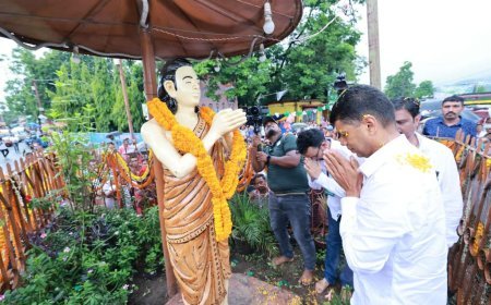 DEVELOPMENT OF ECO-TOURISM AND TOURIST AMENITIES AROUND PRADHANPAT WATERFALL TO BE TAKEN UP SOON