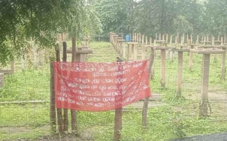 ଗୋଛାପଡା ଅଞ୍ଚଳରେ ଲାଗିଲା ମାଓ ବ୍ୟାନର; ଶହୀଦ ସପ୍ତାହ ପାଳନ ପାଇଁ ଆହ୍ବାନ