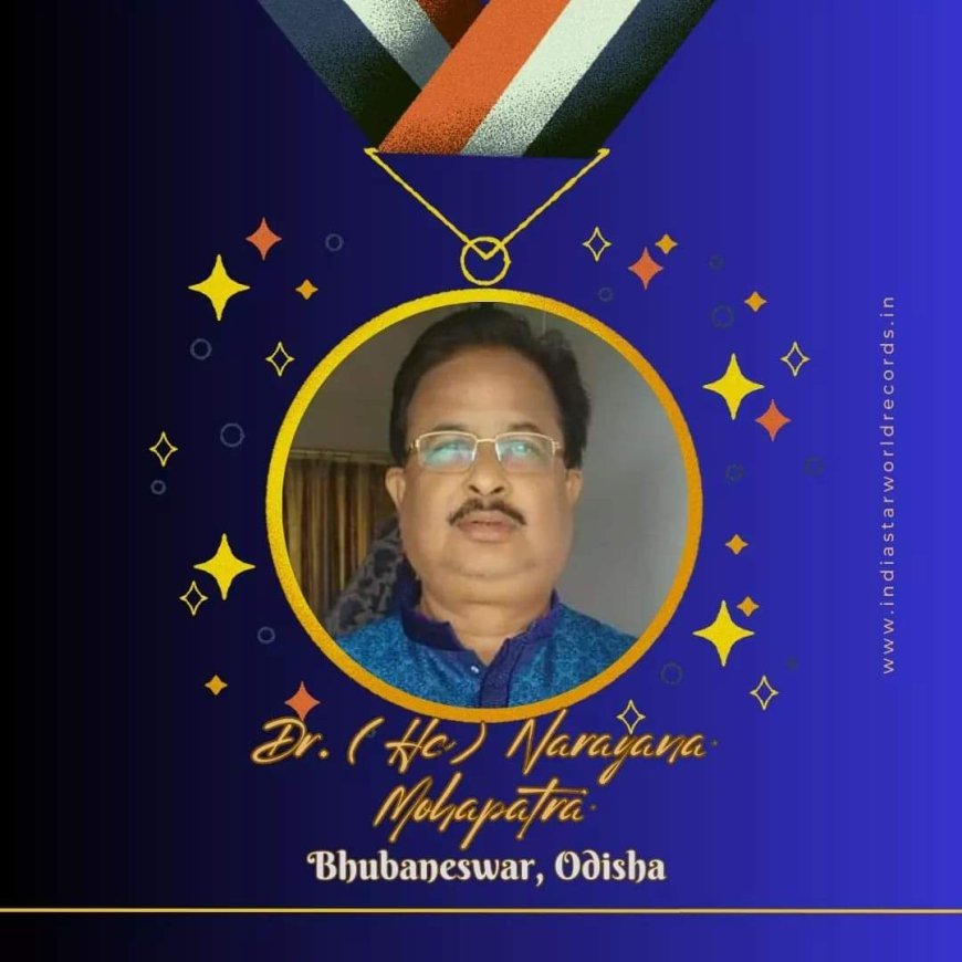 DR. NARAYANA MOHAPATRA AN EMBODIMENT OF COMPASSION
