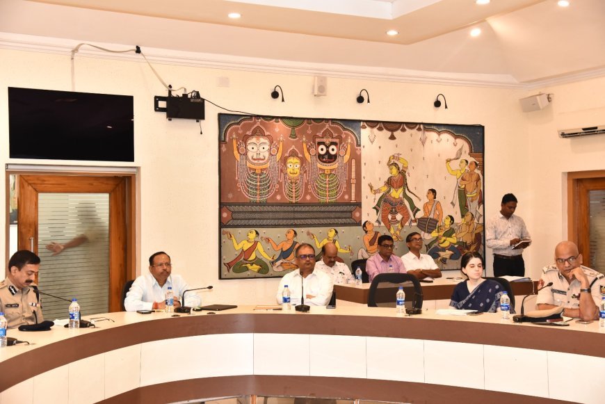 ରାଷ୍ଟ୍ରପତି ଶ୍ରୀମତୀ ଦ୍ରୌପଦୀ ମୁର୍ମୁଙ୍କର ଓଡ଼ିଶା ଗସ୍ତ ପରିପ୍ରେକ୍ଷୀରେ ଉଚ୍ଚସ୍ତରୀୟ ପ୍ରସ୍ତୁତି ବୈଠକ
