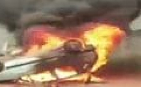 PHIRINGIA POLICE STATION IN KANDHAMAL SET ON FIRE