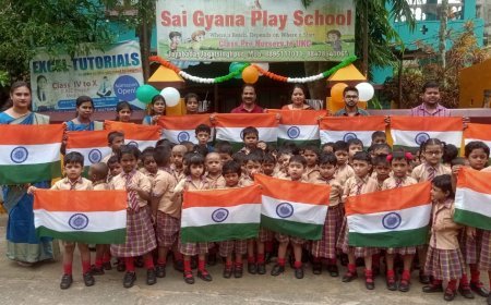 ସାଇଜ୍ଞାନ ପ୍ଲେ ସ୍କୁଲ ପକ୍ଷରୁ "ହର ଘର ତ୍ରିରଙ୍ଗା" ଅଭିଯାନ ଅନୁଷ୍ଠିତ