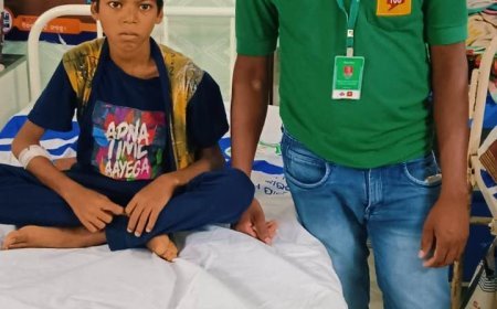 108 AMBULANCE CREW SHOWED HUMANITY BY DONATING BLOOD TO 13-YEAR-OLD BOY