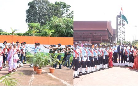 AM/NS INDIA CELEBRATES INDEPENDENCE DAY WITH GREAT FERVOUR