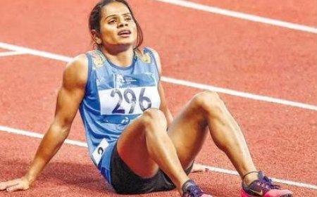 INDIA'S FASTEST WOMAN ATHELETE DUTEE CHAND GETS FOUR-YEAR DOPE BAN