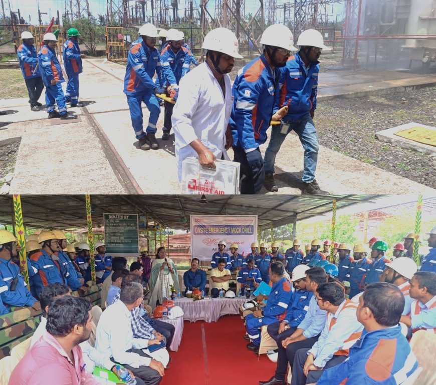 AM/NS INDIA SUCCESSFULLY CONDUCTS ONSITE EMERGENCY MOCK DRILL AT PARADEEP COMPLEX