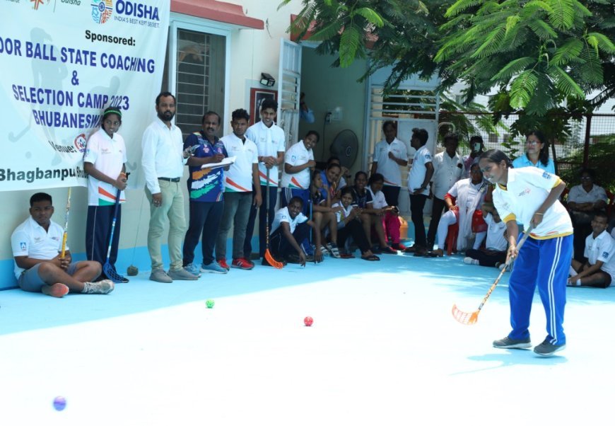 STATE FLOORBALL CAMP OF SPECIAL OLYMPICS BHARAT-ODISHA HELD