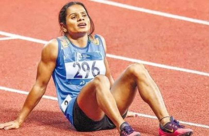 INDIA'S FASTEST WOMAN ATHELETE DUTEE CHAND GETS FOUR-YEAR DOPE BAN
