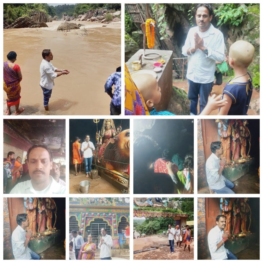 ଶ୍ରାବଣ ଶେଷ ସୋମବାରରେ ଶ୍ରୀ ଗୁପ୍ତେଶ୍ୱର ଶୈବପୀଠରେ ଭକ୍ତଙ୍କ ଜଳାଭିଷେକ ତଥା ଭିଡ଼ ପରିଲକ୍ଷିତ