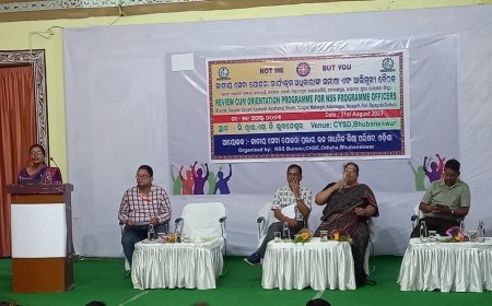 REVIEW CUM ORIENTATION MEETING OF NSS PROGRAMME OFFICERS HELD