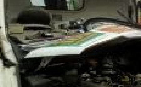 FOUR INJURED AFTER AMBULANCE HITS VAN IN BALASORE