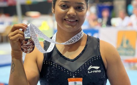 ODISHA'S PRANATI NAYAK CLINCHES BRONZE WHILE RAKESH PATRA FINISHES 4TH AT FIG WORLD CHALLENGE CUP 2023 IN SZOMBATHELY