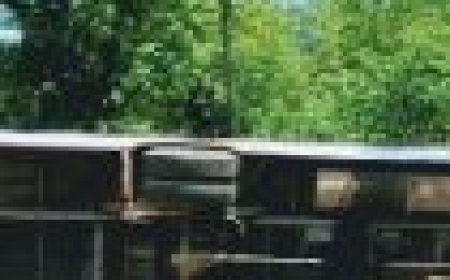 TEACHER KILLED, OVER 20 STUDENTS INJURED AFTER BUS OVERTURNED AT CHANDAHANDI GHATI