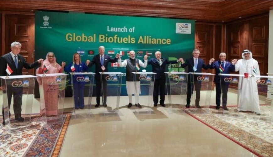 PM MODI LAUNCHES GLOBAL BIOFUELS ALLIANCE