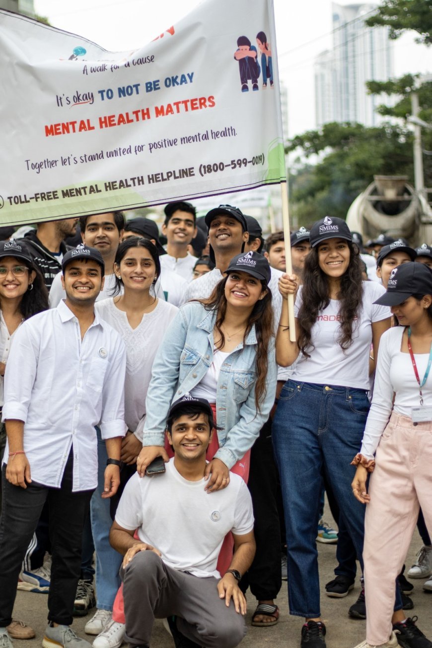 NMIMS BENGALURU ORGANISES WALKATHON TO CREATE MENTAL HEALTH AWARENESS