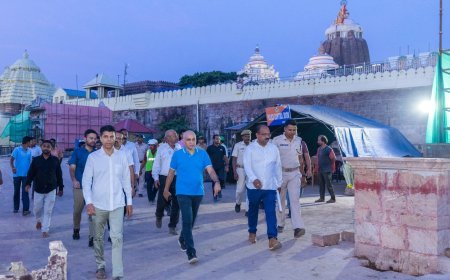 5T SECRETARY REVIEWS ICONIC PARIKRAMA PROJECT IN PURI