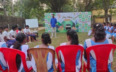 ବନ୍ୟ ପ୍ରାଣୀ ମଣ୍ଡଳ ହୀରାକୁଦ ପକ୍ଷରୁ "ଷ୍ଟୋରି ଟେଲିଂ" କାର୍ଯ୍ୟକ୍ରମ