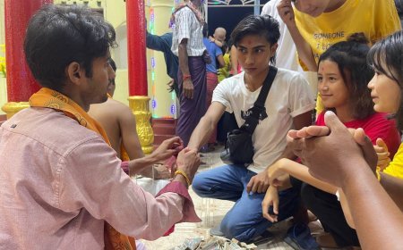 Hindus in Myanmar celebrate Durga Puja