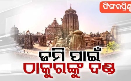 ଠାକୁରଙ୍କ ଜମିର ସୁରକ୍ଷା ପାଇଁ ଖୋଦ୍ ଠାକୁରଙ୍କୁ ଦଣ୍ଡ !