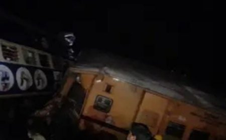 MAJOR TRAIN MISHAP ON ODISHA-ANDHRA BORDER CLAIMS FOUR LIVES, INJURES OVER 50