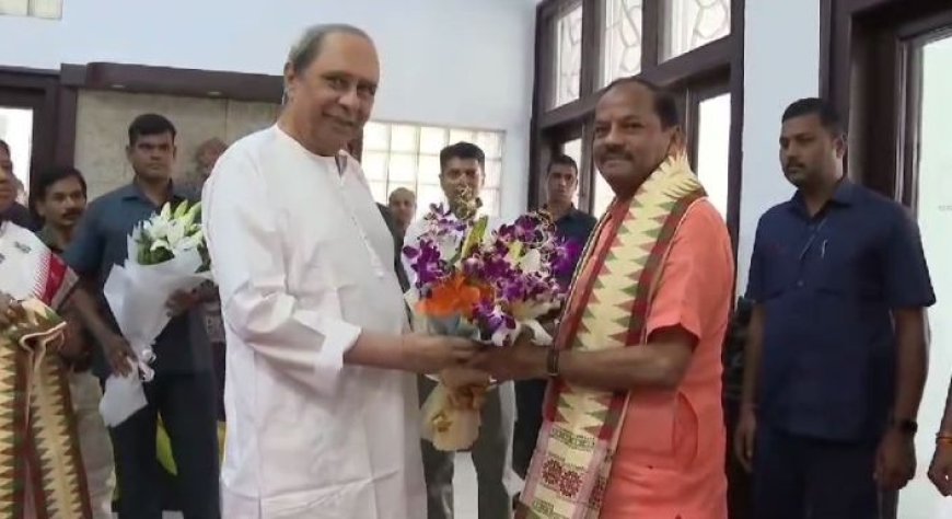 NEW GOVERNOR RAGHUBAR DAS ARRIVES AT RAJ BHAVAN IN BHUBANESWAR