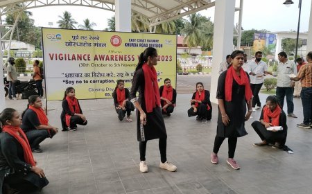 ଖୋର୍ଦ୍ଧା ରୋଡ୍ ରେ ସତର୍କତା ସଚେତନତା ସପ୍ତାହ ଉଦଯାପିତ