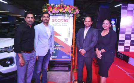 STATIQ UNVEILS HIGH-SPEED EV CHARGING STATION AT NEXUS ESPLANADE IN BHUBANESWAR