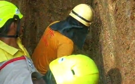 ELDERLY WOMAN RESCUED FROM DEEP BOREWELL, DIES