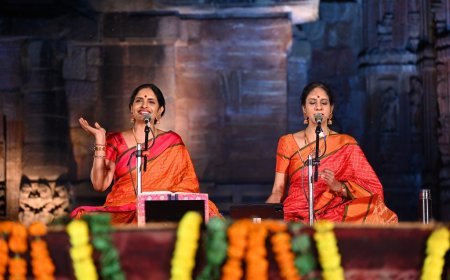 SPELL-BINDING PERFORMANCE OF ODISSI MARDALA RECITAL & CARNATIC VOCAL WITNESSED ON CONCLUDING EVENING OF RAJARANI MUSIC FESTIVAL