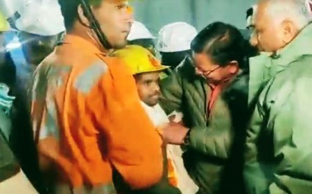 UTTARKASHI TUNNEL RESCUE: ALL TRAPPED WORKERS PULLED OUT SAFELY