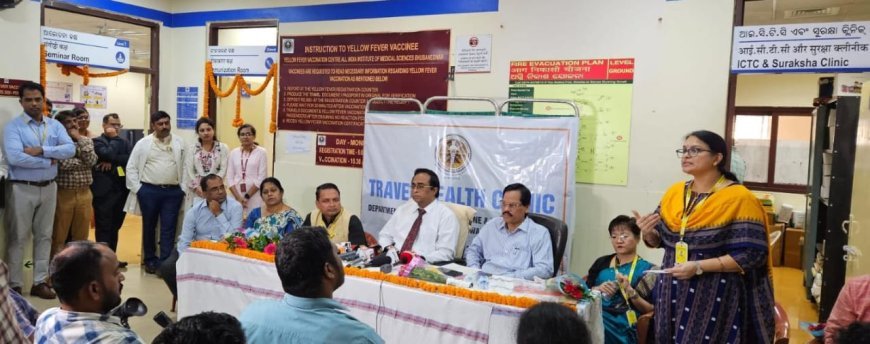 AIIMS BHUBANESWAR INAUGURATES FIRST OF ITS KIND TRAVEL HEALTH CLINIC