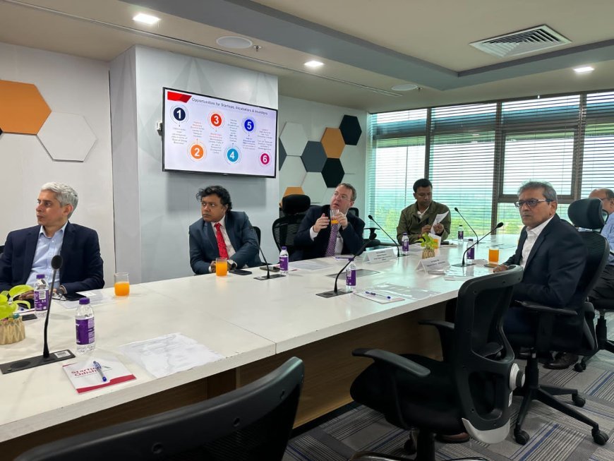 BRITISH DEPUTY HIGH COMMISSIONER TO KOLKATA VISITS O-HUB