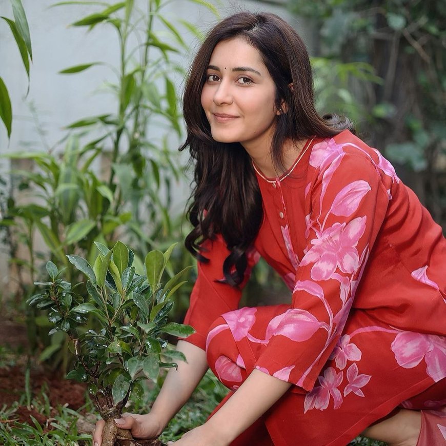 EMBRACING GREENERY: RAASHII KHANNA'S ANNUAL TREE PLANTATION BIRTHDAY RITUAL