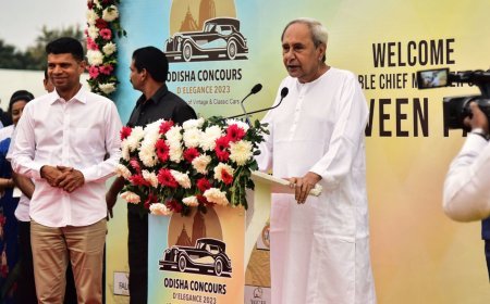 CM NAVEEN PATNAIK INAUGURATES FIRST ODISHA CONCOURS D'ELEGANCE