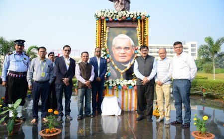 AIIMS BHUBANESWAR OBSERVES GOOD GOVERNANCE DAY IN TRIBUTE TO FOUNDER BHARAT RATNA ATAL BIHARI VAJPAYEE