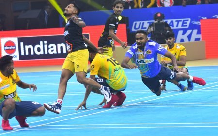 RAMJI KASHYAP'S HEROICS LEAD CHENNAI QUICK GUNS TO VICTORY AGAINST MUMBAI KHILADIS IN ULTIMATE KHO KHO SEASON 2