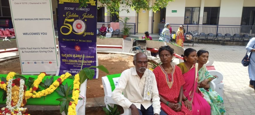 ENHANCING COMFORT AND WELL-BEING: DONATION OF CONCRETE BENCHES TO KIDWAI MEMORIAL INSTITUTE OF ONCOLOGY