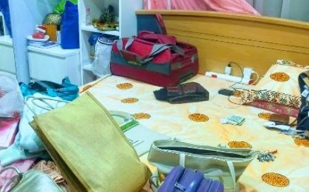 ROBBERS BROKE INTO HOUSE OF ODISHA PANCHAYATI RAJ DEPARTMENT ADDITIONAL SECRETARY