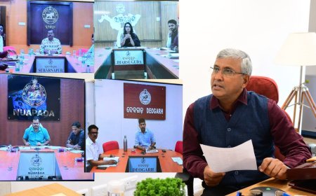 WODC CHAIRMAN REVIEWS DEVELOPMENTAL PROJECTS OF FOUR ODISHA DISTRICTS