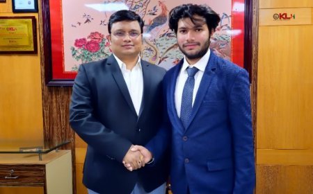 KLH HYDERABAD CAMPUS STUDENT RECEIVES TIHAN IIT RESEARCH GRANT AND TECHNICAL SUPPORT FROM MICROSOFT FOR HIS STARTUP