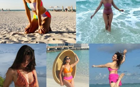 BOLLYWOOD DIVAS AND THEIR STYLISH BEACH VACATIONS IN PICTURES