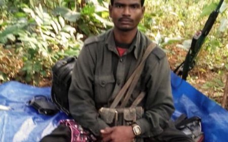 HARDCORE MAOIST GUNNED DOWN BY SECURITY FORCES