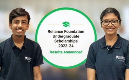 GIVING WINGS TO 5,000 MORE DREAMS: RELIANCE FOUNDATION UG SCHOLARSHIPS 2023-24 RESULTS ANNOUNCED