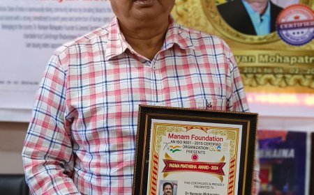 MANAM FOUNDATION APPOINTS DR. NARAYAN MOHAPATRA AS DIRECTOR FOR HUMAN WELFARE IN ODISHA