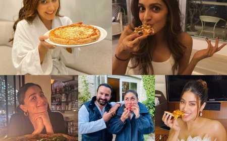 BOLLYWOOD'S PIZZA AFFAIR: CELEBS' UNABASHED LOVE FOR THE ICONIC DISH