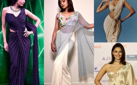 SAREE SIRENS: HOW ACTRESSES ARE MAKING A SPLASH WITH UNCONVENTIONAL SAREE LOOKS