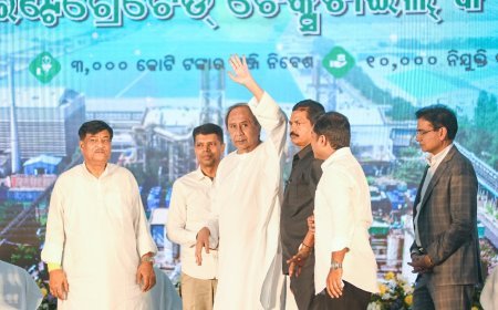 CM NAVEEN PATNAIK LAYS FOUNDATION STONE FOR WELSPUN GROUP’S INTEGRATED TEXTILES FACILITY AT CHOUDWAR