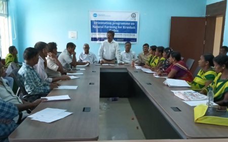 ORIENTATION PROGRAMME ON NATURAL FARMING ORGANISED IN ATHAMALLIK