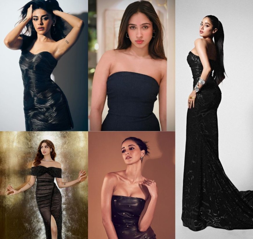 FROM JANHAVI KAPOOR TO PASHMINA ROSHAN: GEN Z STARLETS WHO SLAYED IN BLACK BODYCON